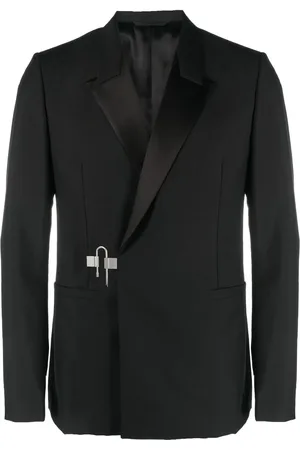 Givenchy Peak-lapels hook-fastening blazer