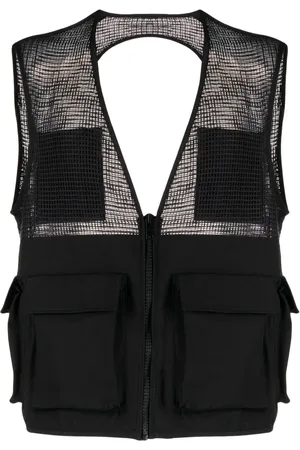 Givenchy Zip-up cotton cargo gilet