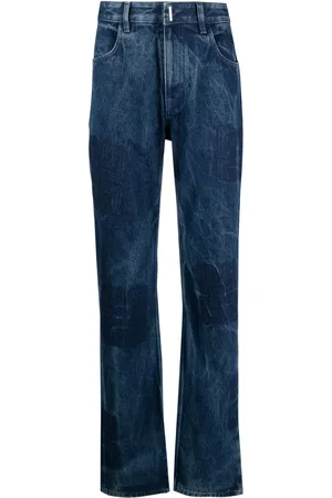 Givenchy 4G-print mid-rise straight-leg jeans