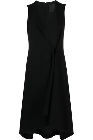 Givenchy Pleated buttoned cady dress
