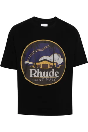 Rhude Logo-print cotton T-shirt