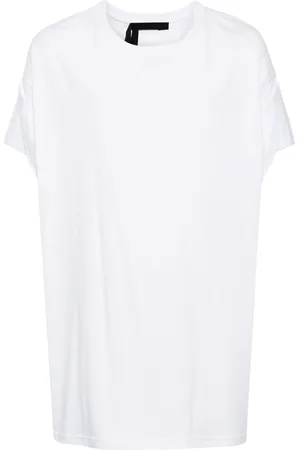 Marina Yee Draped-detail cotton T-shirt