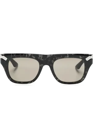 Alexander McQueen Tortoiseshell square-frame sunglasses