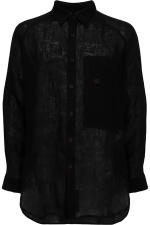 YOHJI YAMAMOTO Panelled linen shirt