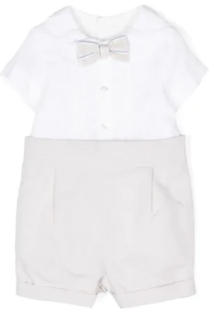 PATACHOU Two-tone linen cotton shorties