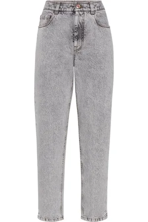 Brunello Cucinelli Straight-leg mid-rise jeans