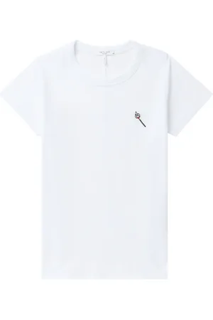 RAG&BONE Embroidered cotton T-shirt
