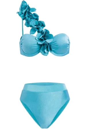 PATBO Floral-appliqué bikini set
