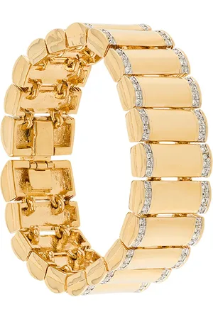 Susan Caplan Embellished chain-link bracelet