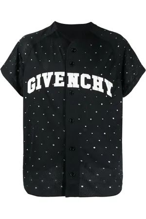 Givenchy Stud-embellished short-sleeved shirt