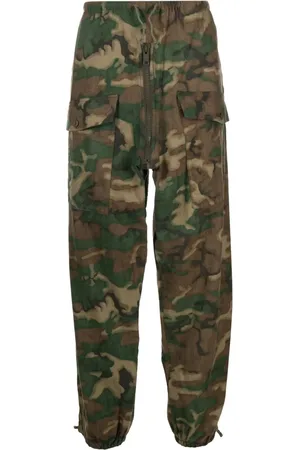 Givenchy Camouflage-print cotton cargo trousers