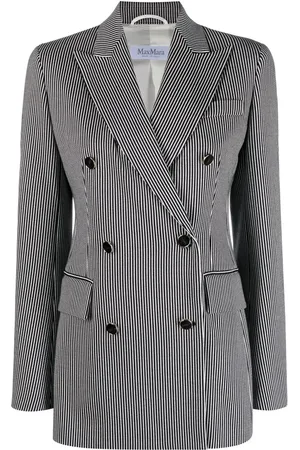 Max Mara Peak-lapel striped blazer