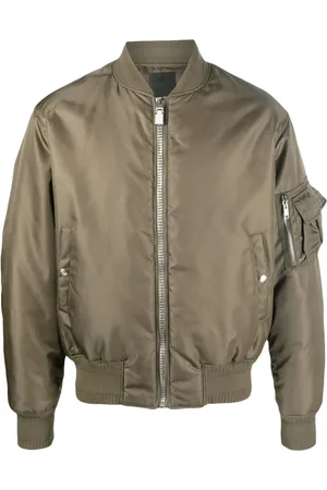 Givenchy Satin zip-up bomber jacket