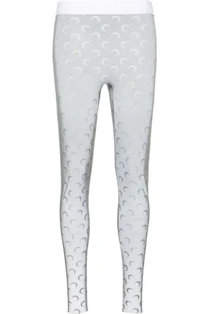 Marine Serre Fuseaux Moon reflective leggings