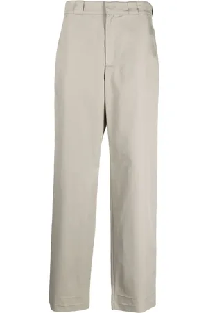 Givenchy Logo-patch cotton straight-leg trousers
