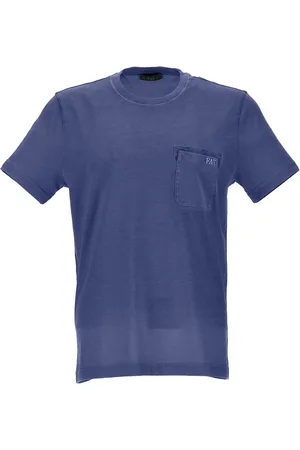 FAY Logo-embroidered cotton T-shirt