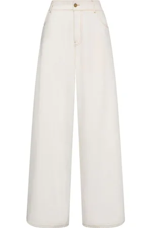 Serafini Mid-rise wide-leg jeans