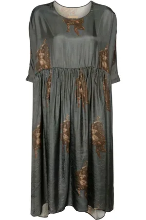 UMA WANG Agnus graphic-print dress