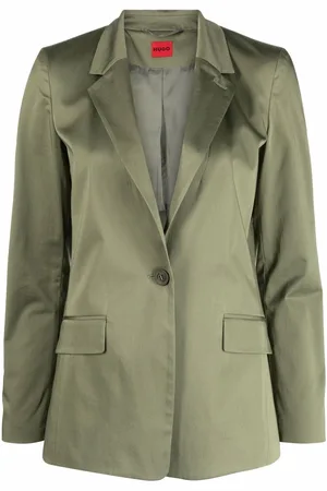 HUGO BOSS Fitted single-breasted blazer