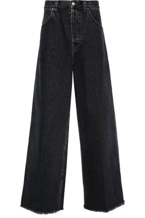 Gucci Mid-rise wide-leg cotton jeans