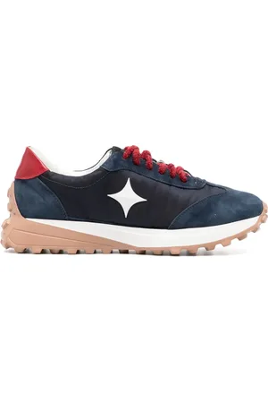 Madison.Maison Star suede-trimmed sneakers