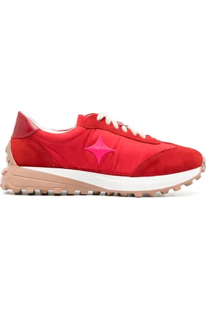 Madison.Maison Star suede-trimmed sneakers