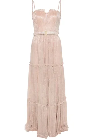 NISSA Strapless tiered maxi dress