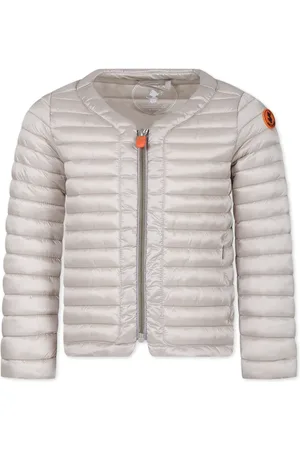 save the duck Logo-appliqué padded jacket