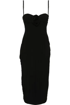 BLUMARINE Floral-appliqué dress