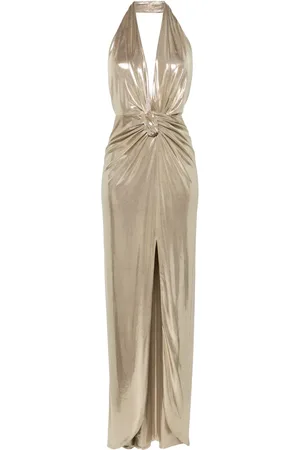 NISSA Lamé maxi dress