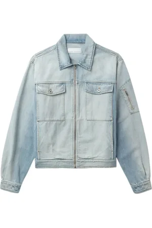 Random Identities Zip-up denim jacket