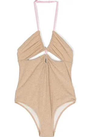 MC2 SAINT BARTH Kinsley lurex-detail swimsuit