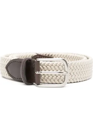 ERALDO Leather-trim interwoven belt