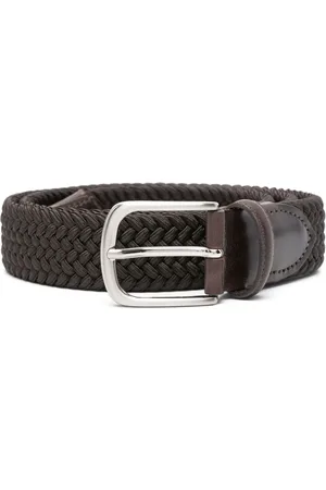 ERALDO Leather-trim interwoven belt