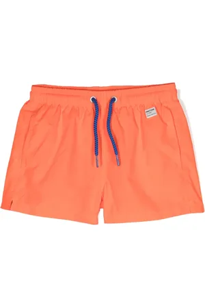 MC2 SAINT BARTH Logo-appliqué swim shorts