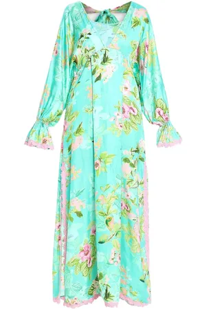 HEMANT AND NANDITA Azra floral-print dress