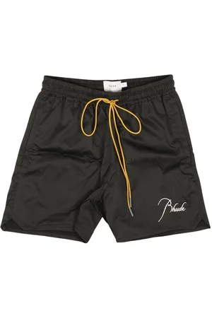 Rhude Logo-embroidered swim shorts