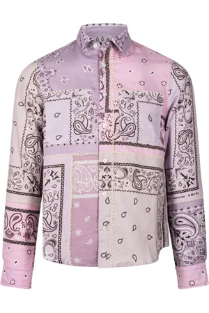 AMIRI Bandana reconstructed flannel shirt