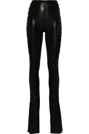 Rick Owens Svita side-slit flared trousers