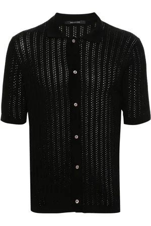 TAGLIATORE Jesse open-knit shirt