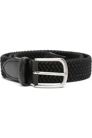 ERALDO Leather-trim interwoven belt
