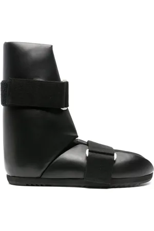 Rick Owens Splint open-toe leather boots