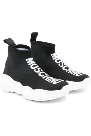 Moschino Logo-jacquard slip-on sneakers