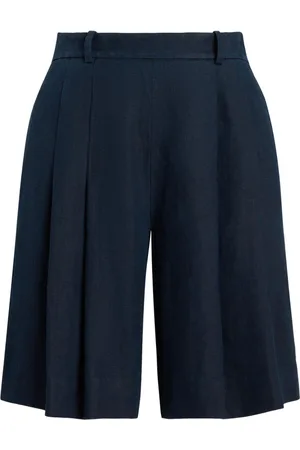 Ralph Lauren Pleated high-waisted shorts