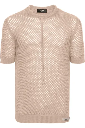 Fendi Open-knit wool T-shirt