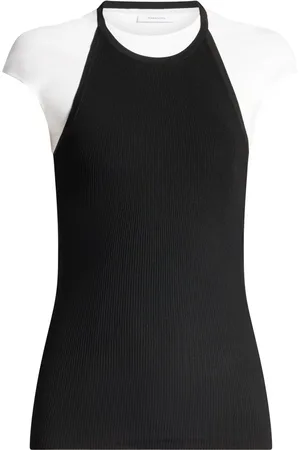 Salvatore Ferragamo Colourblock panelled top