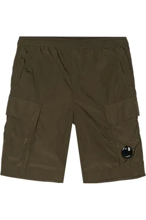 C.P. Company Chrome-R lens-detail cargo shorts
