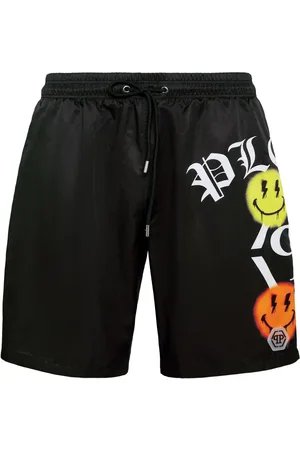 Philipp Plein Logo-print swim shorts