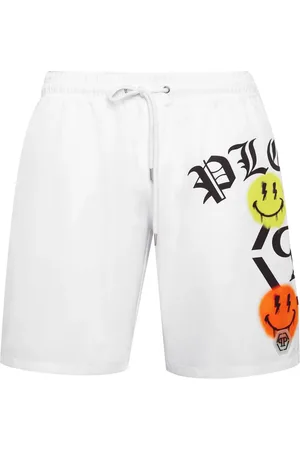 Philipp Plein Logo-print swim shorts