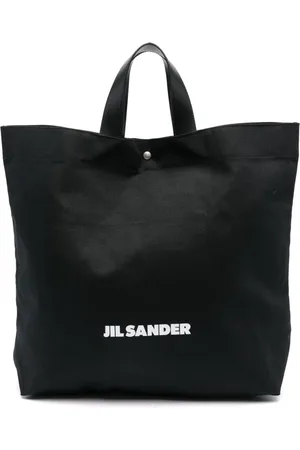 Jil Sander Logo-print canvas tote bag